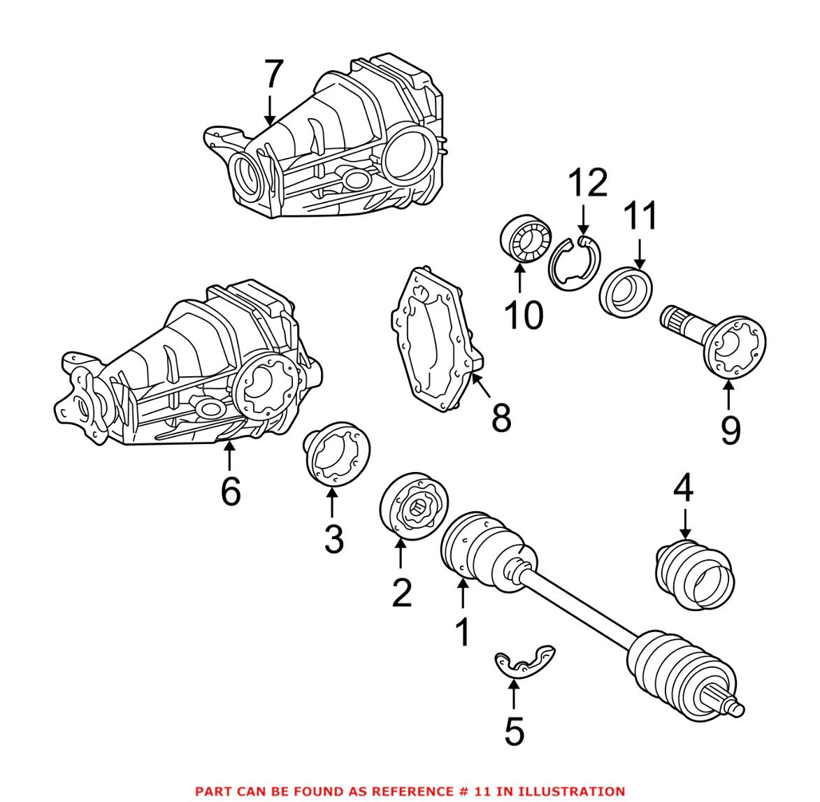Mercedes Axle Seal – Rear 0259972747 Genuine Mercedes-Benz Mercedes Axle Seal – Rear 0259972747 Genuine Mercedes-Benz